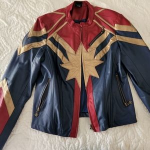 Marvel's Captain Marvel faux leather jacket